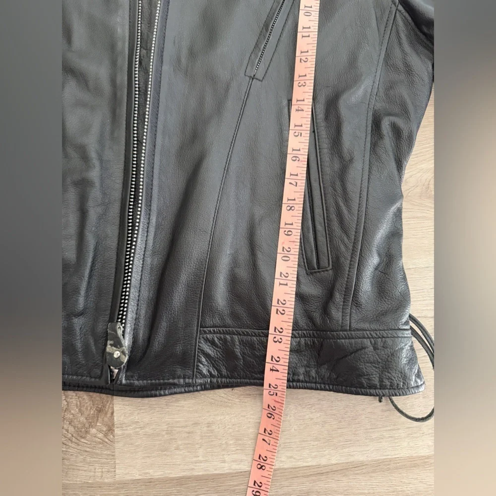 Wilsons Leather Men's Black Moto Jacket